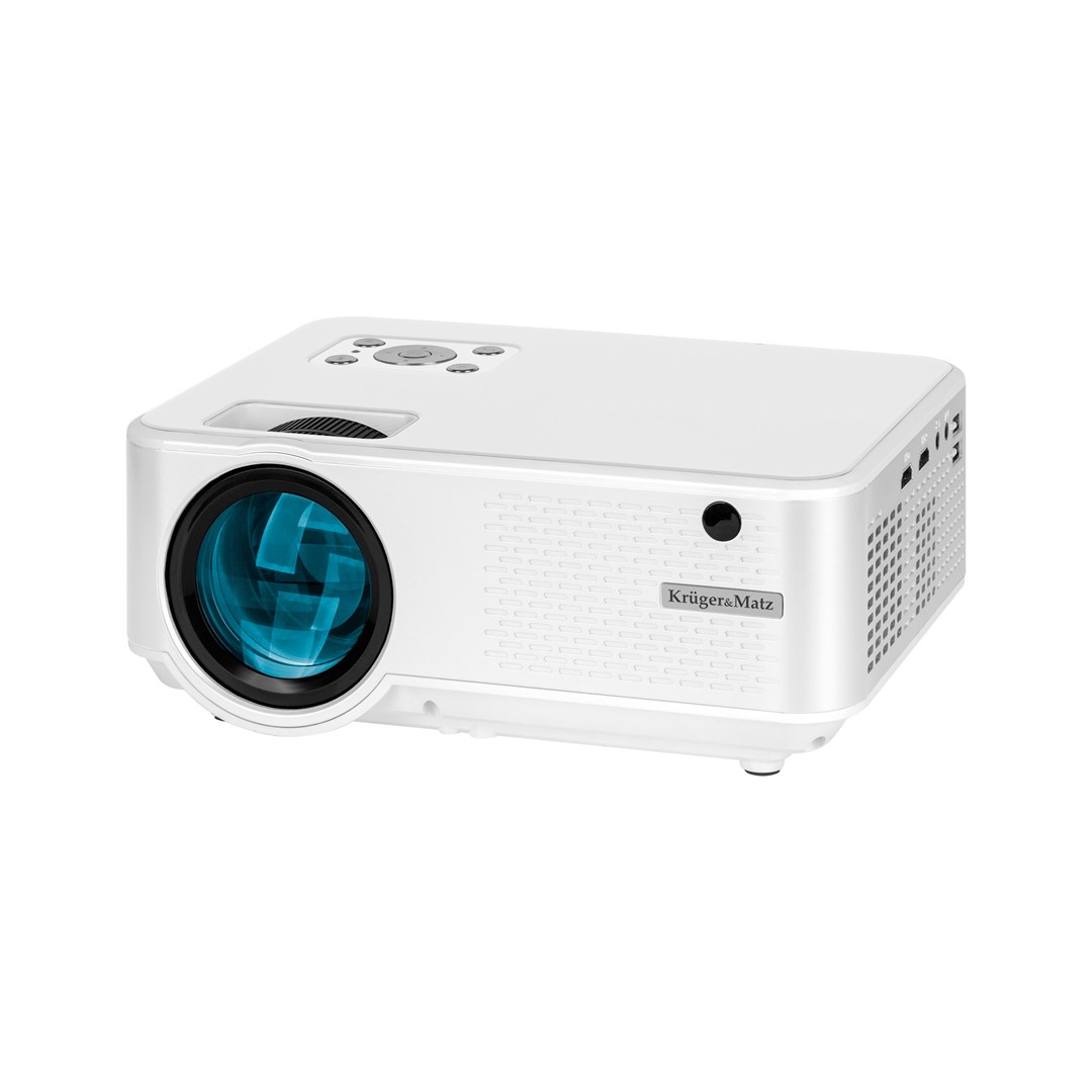 Projektor Kruger & Matz V-LED20 LED FullHD, 1080p, i bardhë
