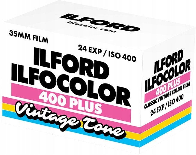 Film fotografik Ilford ILFOCOLOR 400 Plus, 35mm, ISO 400, 24 ekspozime