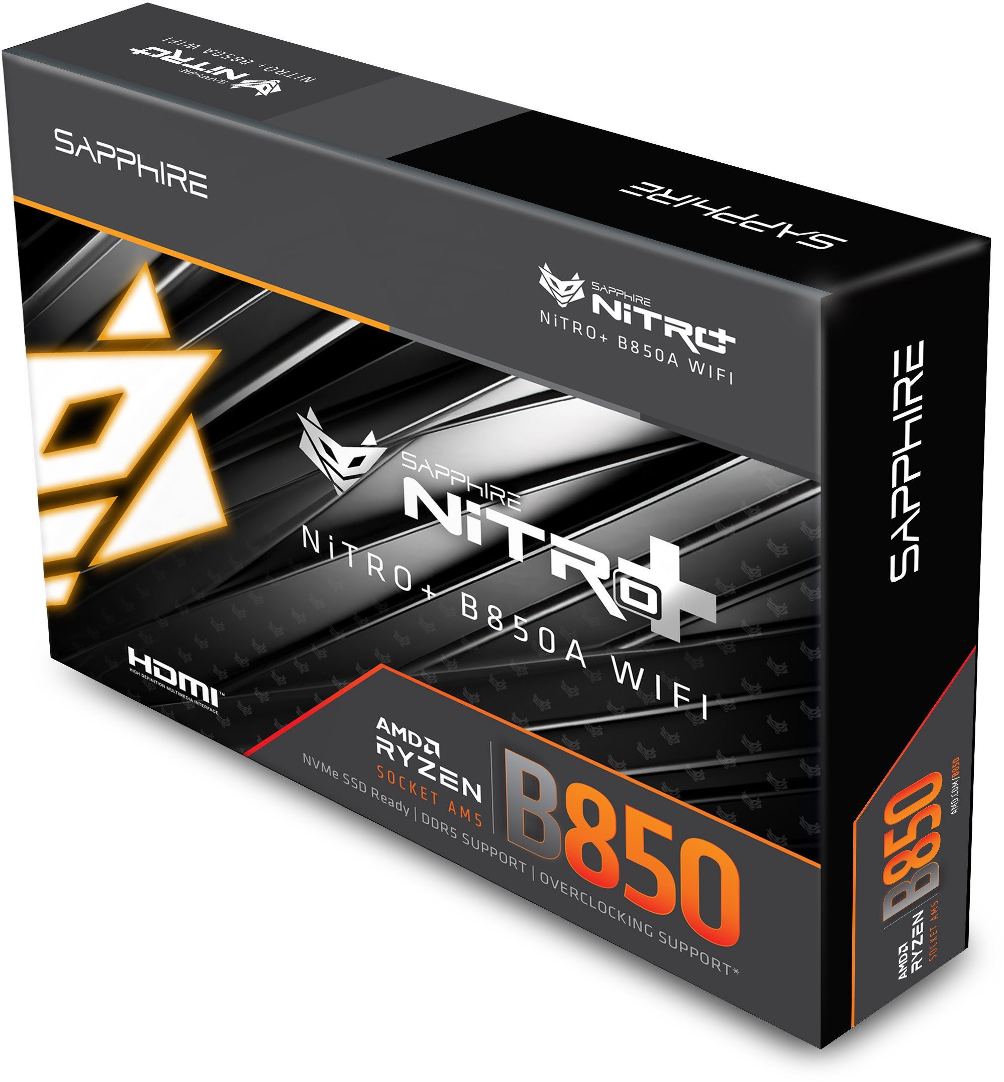 Motherboard Sapphire Nitro+ B850A, Socket AM5, DDR5, WiFi 7