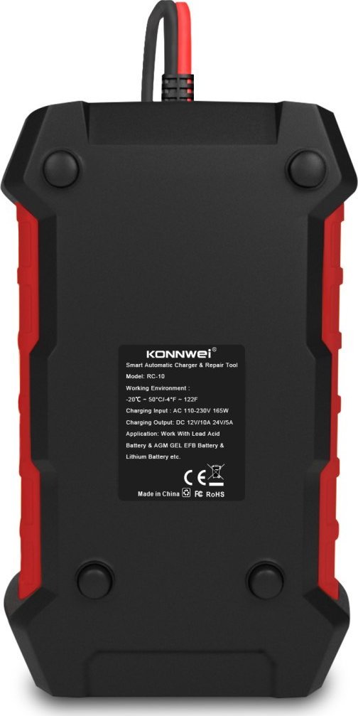 Karikues baterie Konnwei RC-10, 12V 24V, 10A, i zi