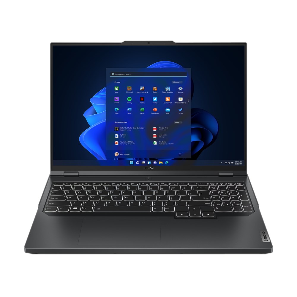 Лаптоп Lenovo Legion Pro 5, 16", AMD Ryzen 7, 16 GB RAM, 512 GB SSD, NVIDIA GeForce RTX 4060