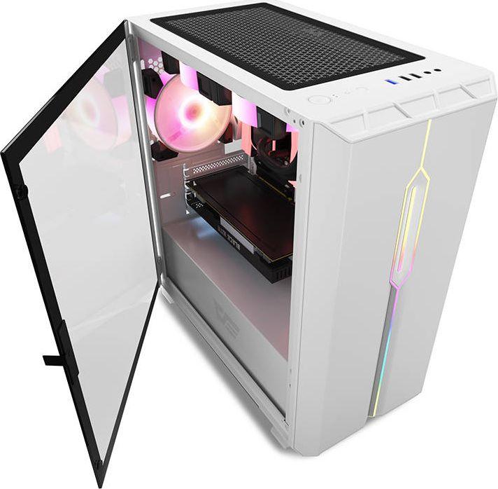 Kasë Darkflash DLM23, e bardhë, Mini Tower