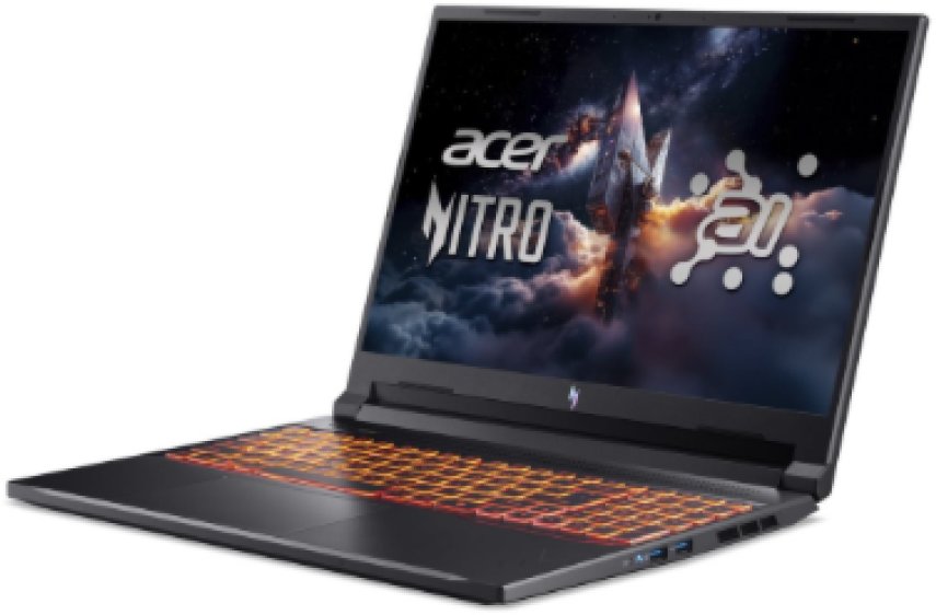 Laptop за гејминг Acer Nitro V 16 ANV16-42-R1HB, 16\", Ryzen AI 7, RTX 5060, 16GB RAM, 1TB SSD, црн