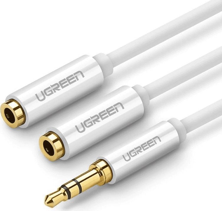 Kabllo Ugreen UGR644WHT, Mini Jack 3.5mm, e argjendtë