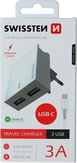 Karikues Swissten 2x USB-A 3A (22043000)