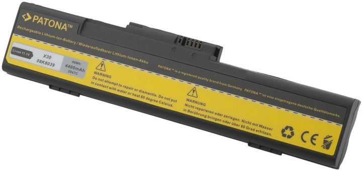 Батерија Patona за IBM, THINKPAD X30/X31 4400mAh Li-Ion 10,8V