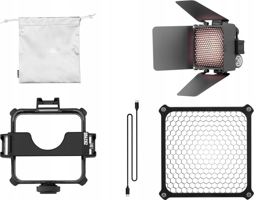 Dолна светилка LED Zhiyun Fiveray M20 Combo, 20W, Bi Color, бела