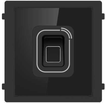 Модул со читач на отпечаток од прст Hikvision DS-KD-MFB, за интерком системи, сив