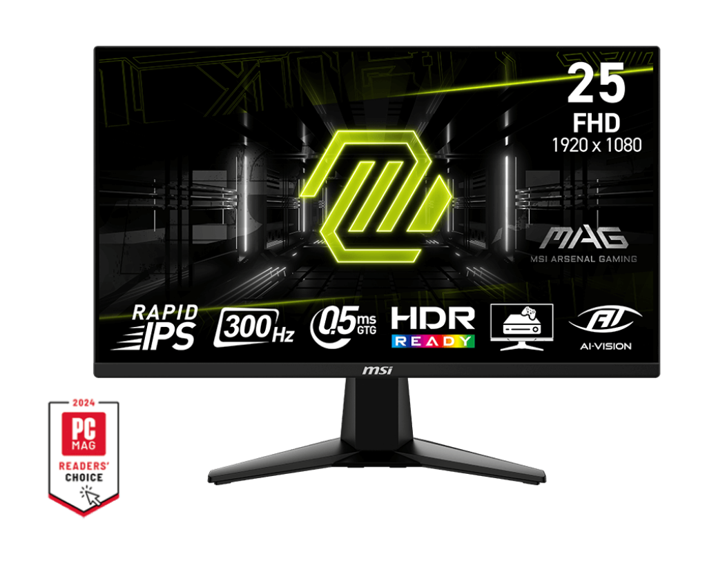 Monitor MSI MAG 255XF, 24.5", FHD, 300hz, i zi