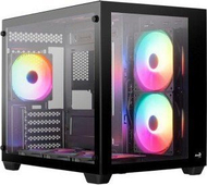 Kasë Aerocool PGS DRYFT MINI-G-BK-v1 FRGB, Midi Tower