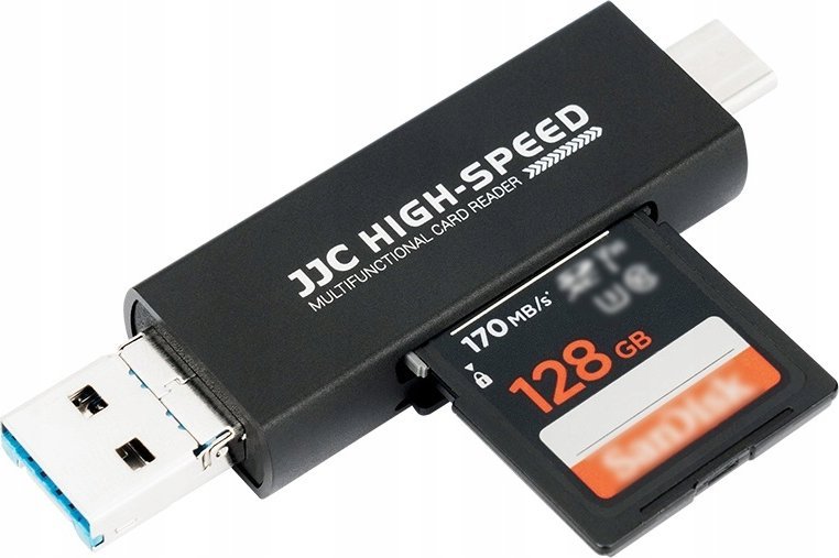 Lexues kartelash JJC CR UCL1, USB, kompakt, i zi