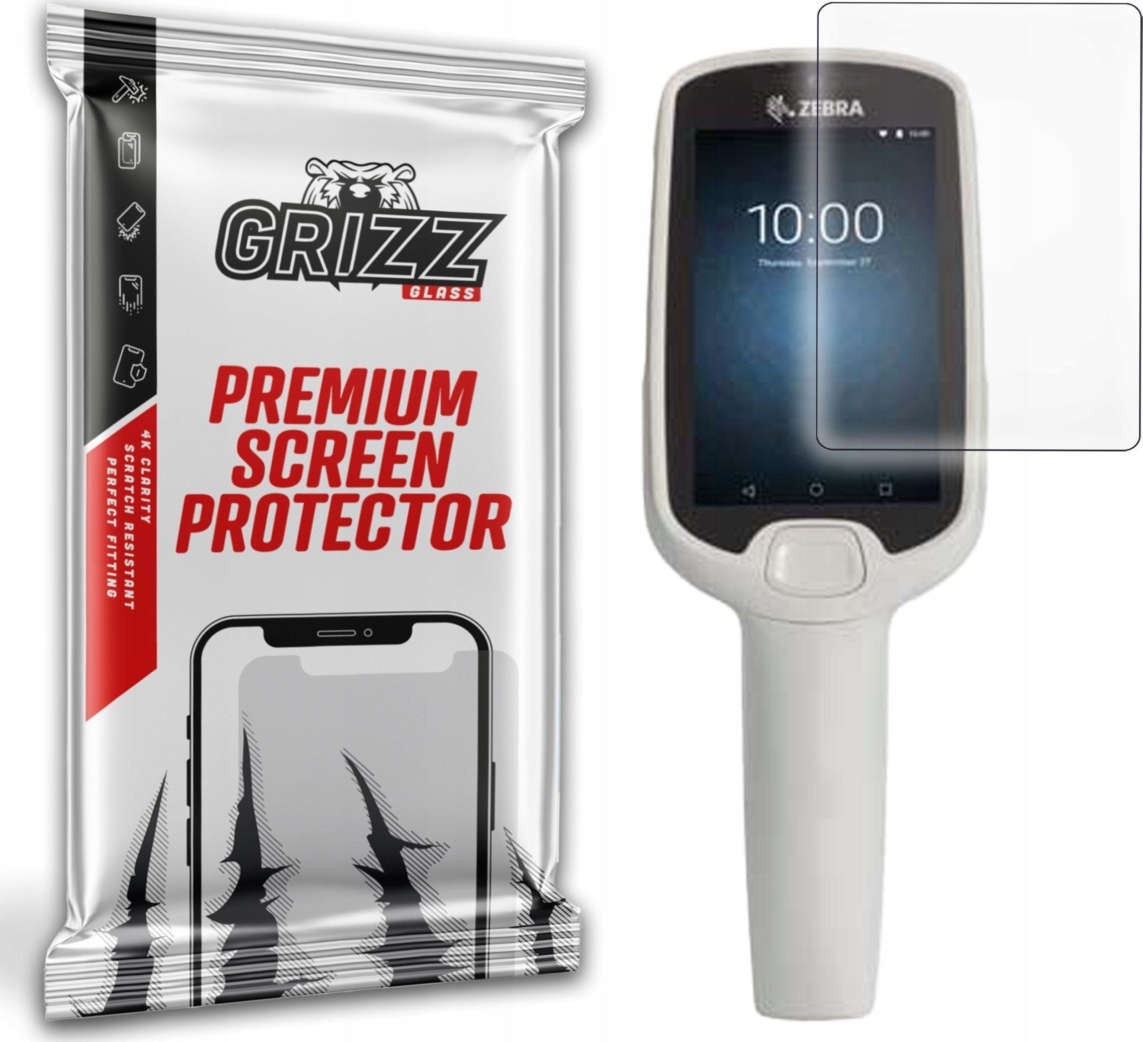 Folie mbrojtëse Grizz PaperScreen për Zebra PS20, anti-fingerprint, matte