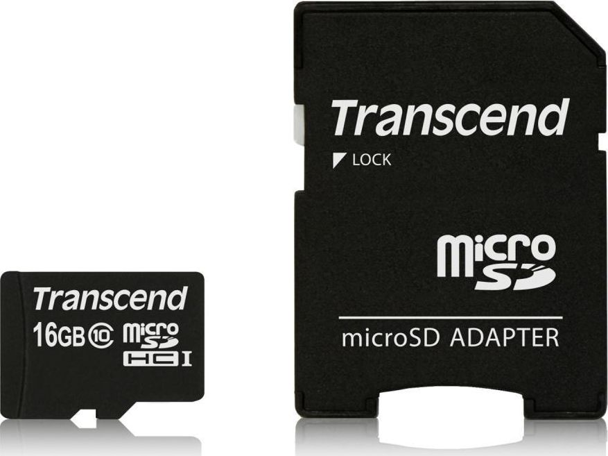 Kartë memorie microSDHC Transcend 16GB Class 10