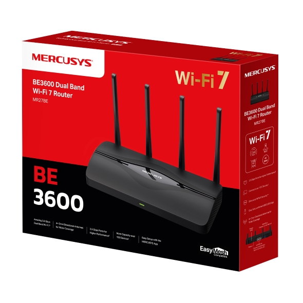 Router Mercusys BE3600, Wi-Fi 7