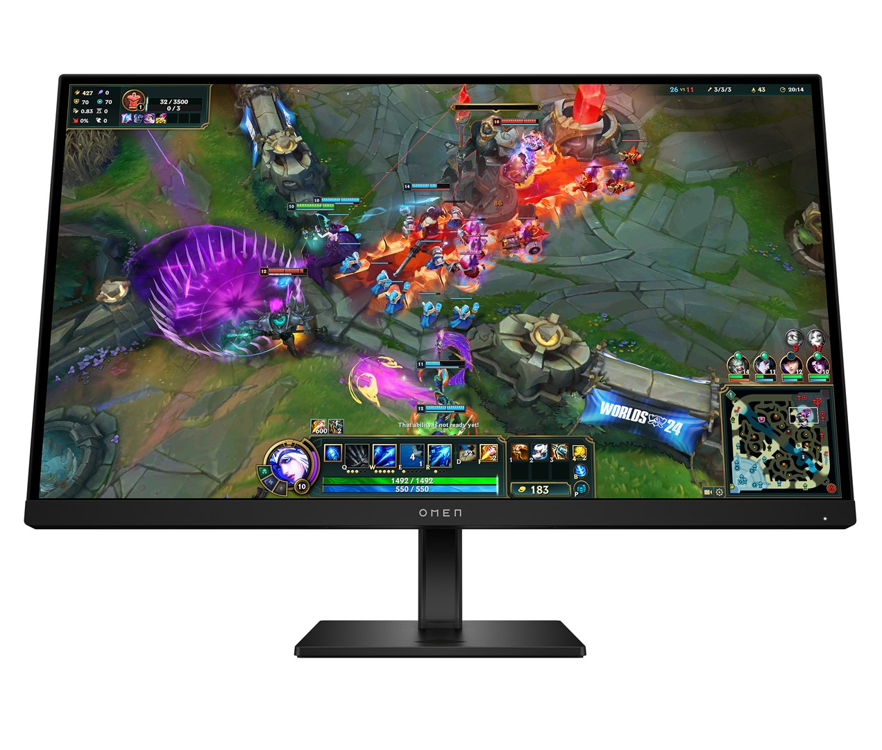 Monitor HP OMEN 27", QHD 280Hz, 27qs G2, i zi