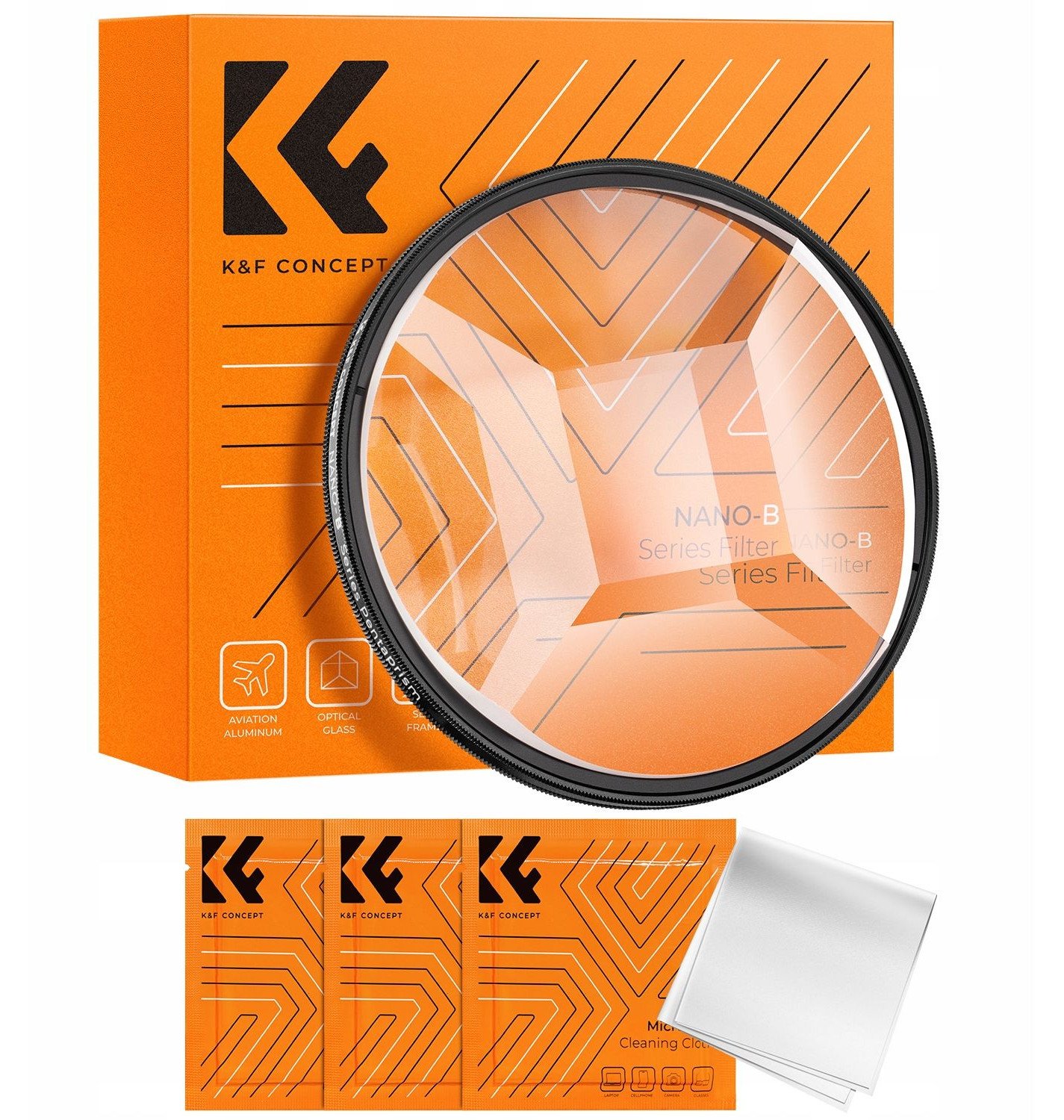 Фотографски филтер K&amp;F Concept Kaleidoscope 5x, 82mm, пентагон пентапризма