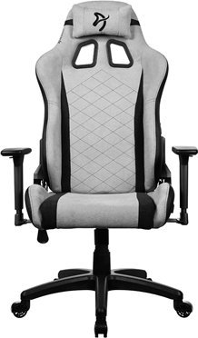 Karrige gaming Arozzi Avanti Soft Fabric, ergonomike, gri e hapur