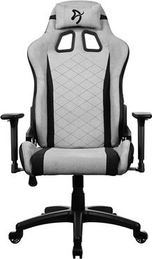 Karrige gaming Arozzi Avanti Soft Fabric, ergonomike, gri e hapur