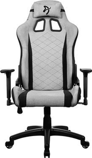 Karrige gaming Arozzi Avanti Soft Fabric, ergonomike, gri e hapur