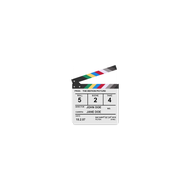 ClapperBoard 25x30cm (White)