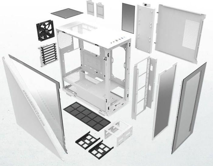 Kasë Thermaltake Divider 300 TG Snow, Midi Tower
