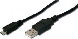 Kabllo PremiumCord USB-A - microUSB, 1.5m, e zezë Kabllo PremiumCord USB-A - microUSB, 1.5m, e zezë