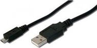 Kabllo PremiumCord USB-A - microUSB, 1.5m, e zezë