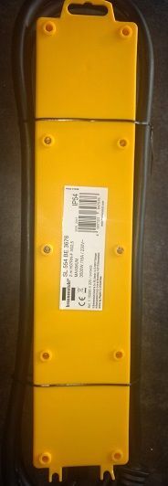 Fishe zgjatuese Brennenstuhl Super-Solid, 5 prizë, 2 m, e verdhë