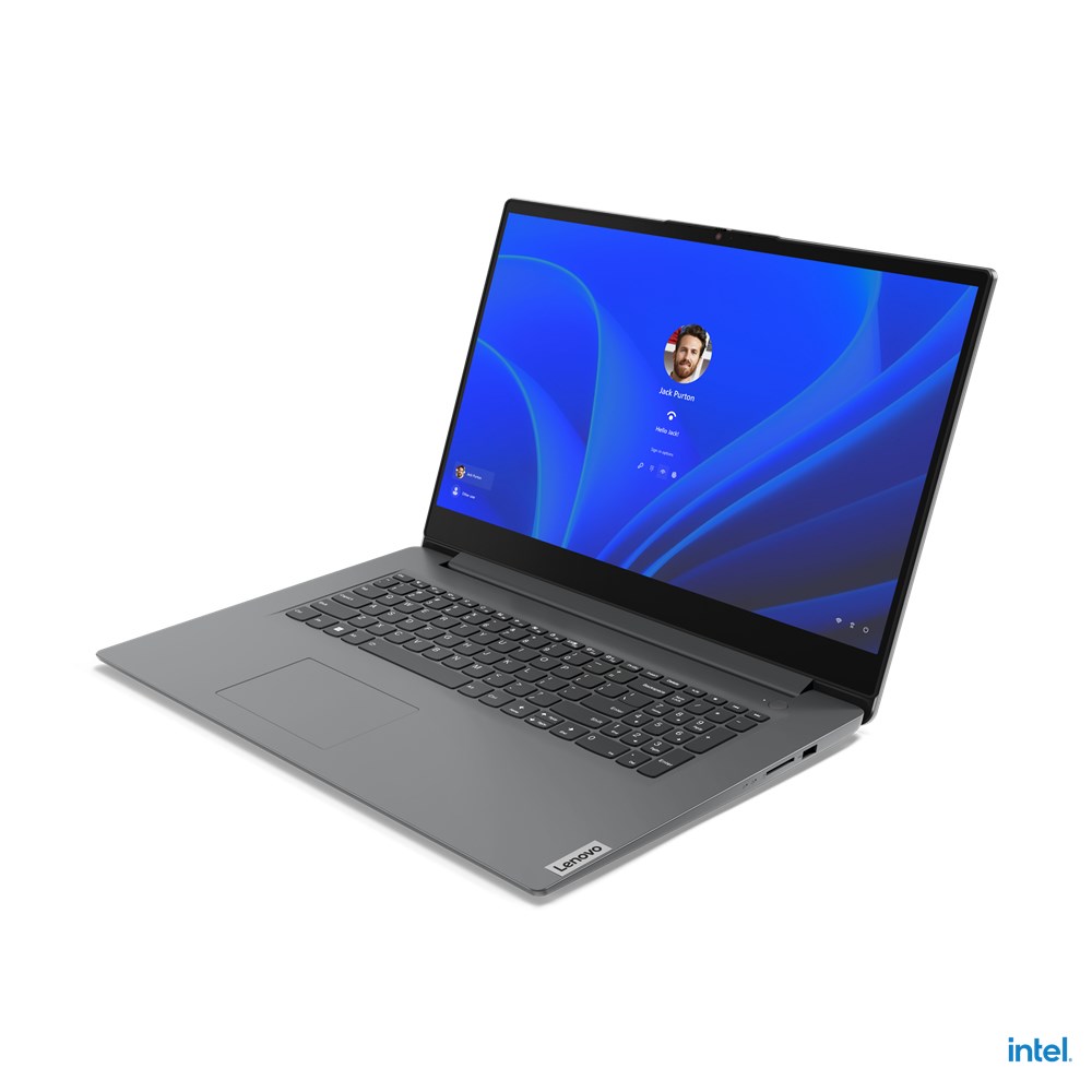 Лаптоп Lenovo V V17, 17.3", Intel i7-1255U, 16 GB RAM, 512 GB SSD, сив