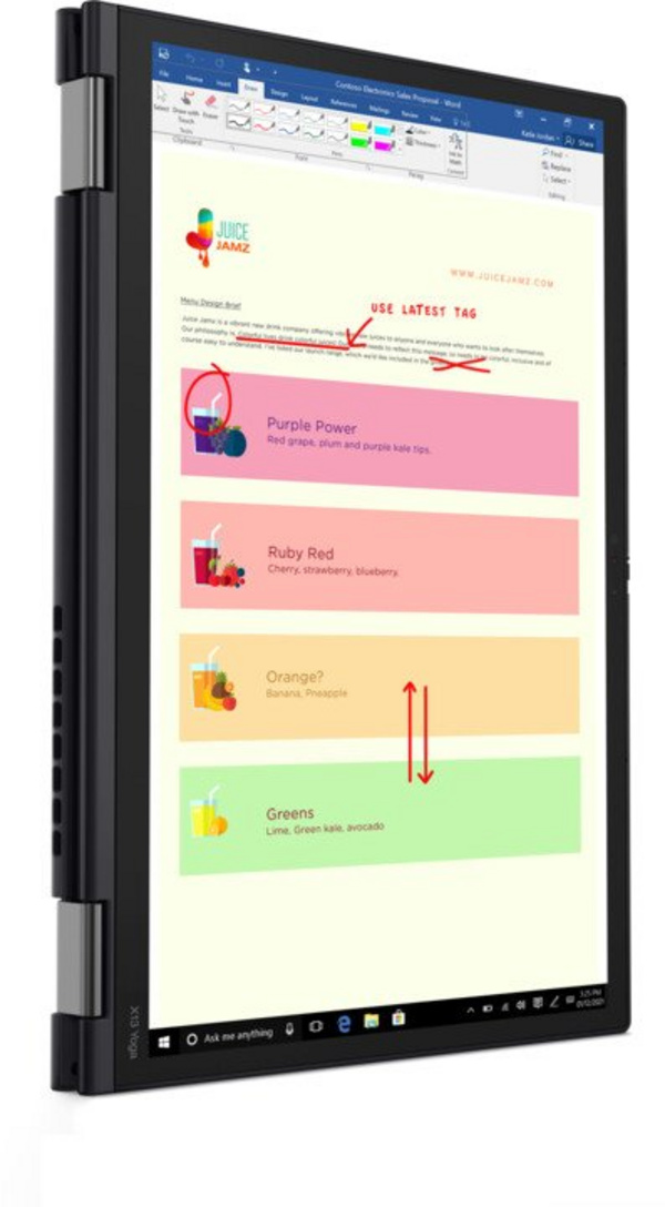 [OUTLET] Laptop Lenovo ThinkPad X13 Yoga Gen 2 (Intel), 13.3 ", Intel Core i7, 16GB RAM, 512GB SSD, Intel Iris Xe Graphics,