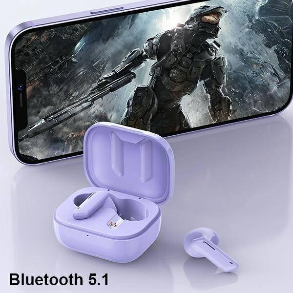 Безжични слушалки TWS Awei T36, Bluetooth 5.1, ANC, зелена