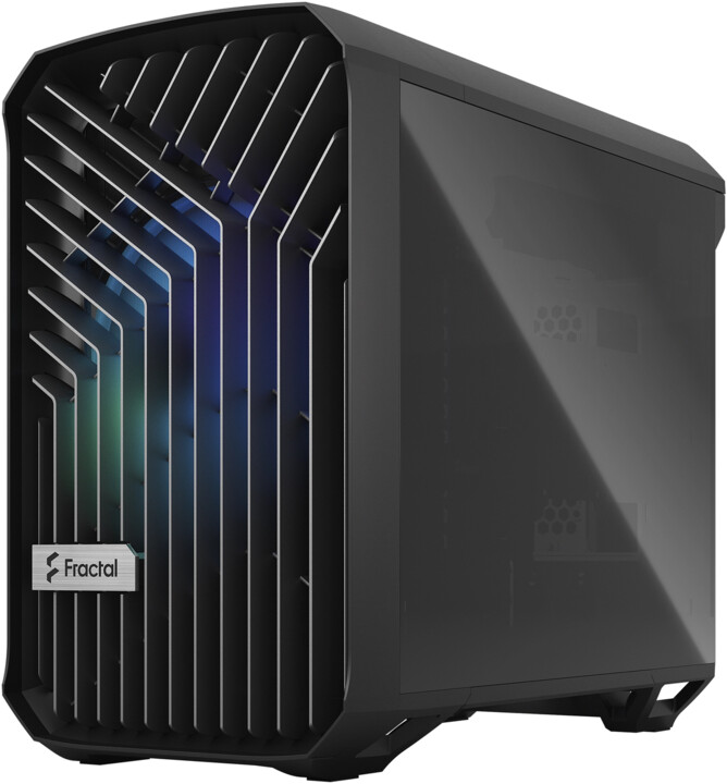 Kasë kompjuteri Fractal Design Torrent Nano ARGB Black TG Light Tin