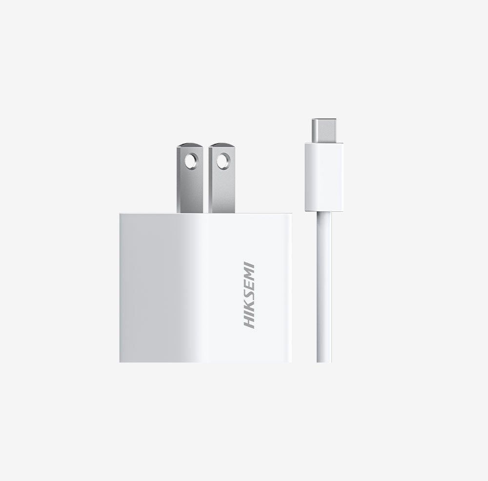 Karikues Hiksemi HS-HUB-GaN33 – GaN 33 W (1 × USB-C + 1 × USB-A, Prizë Amerikane)