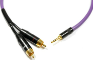 Kabllo zëri Melodika MDMJ2R, Jack 3.5mm në RCA (Cinch) x2, 5m, vjollcë