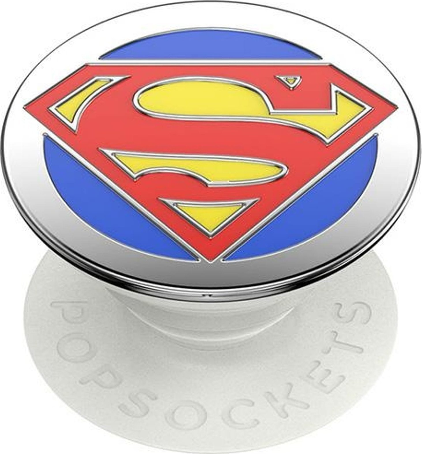 Mbajtës telefoni PopSockets Superman Enamel, universal, shumëngjyrësh