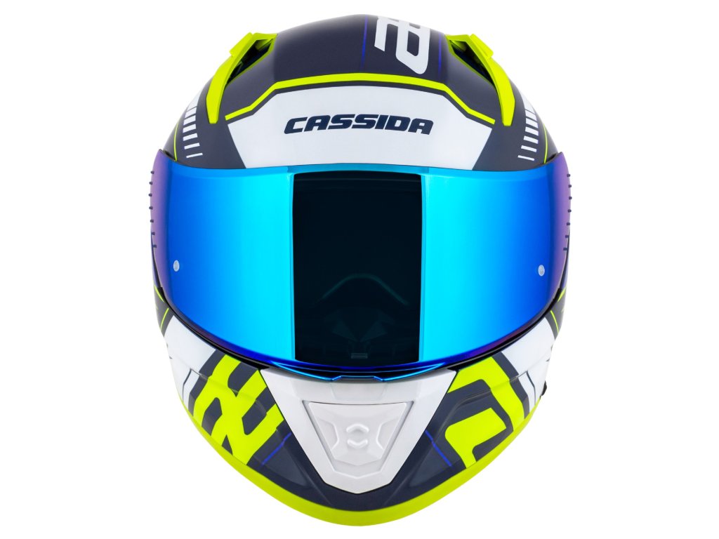 Кацига мото Cassida Aero Drome, целосно лице, поликарбонат, црна