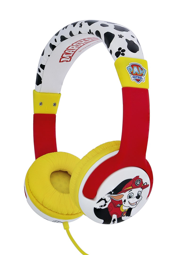 Kufje OTL Paw Patrol Marshall Junior, 3.5mm, të kuqe/të bardha