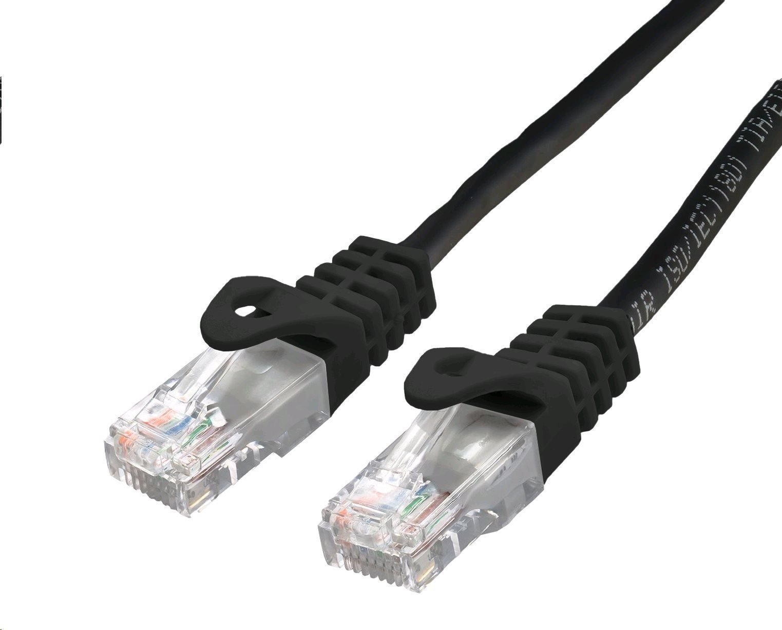 Kabllo rrjeti C-TECH CB-PP6-5BK, Patchcord Cat6 UTP, 5m, i zi