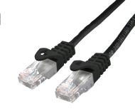 Kabllo rrjeti C-TECH CB-PP6-5BK, Patchcord Cat6 UTP, 5m, i zi