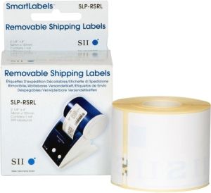 Rrotull etiketa Seiko SLP RSRL, të bardha, për printer etiketa