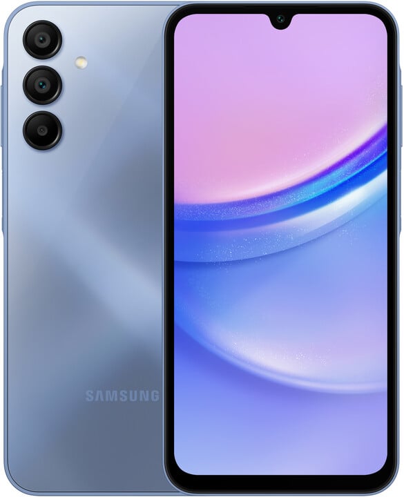 Celular Samsung Galaxy A15, 6.5", 4/128, i kaltër