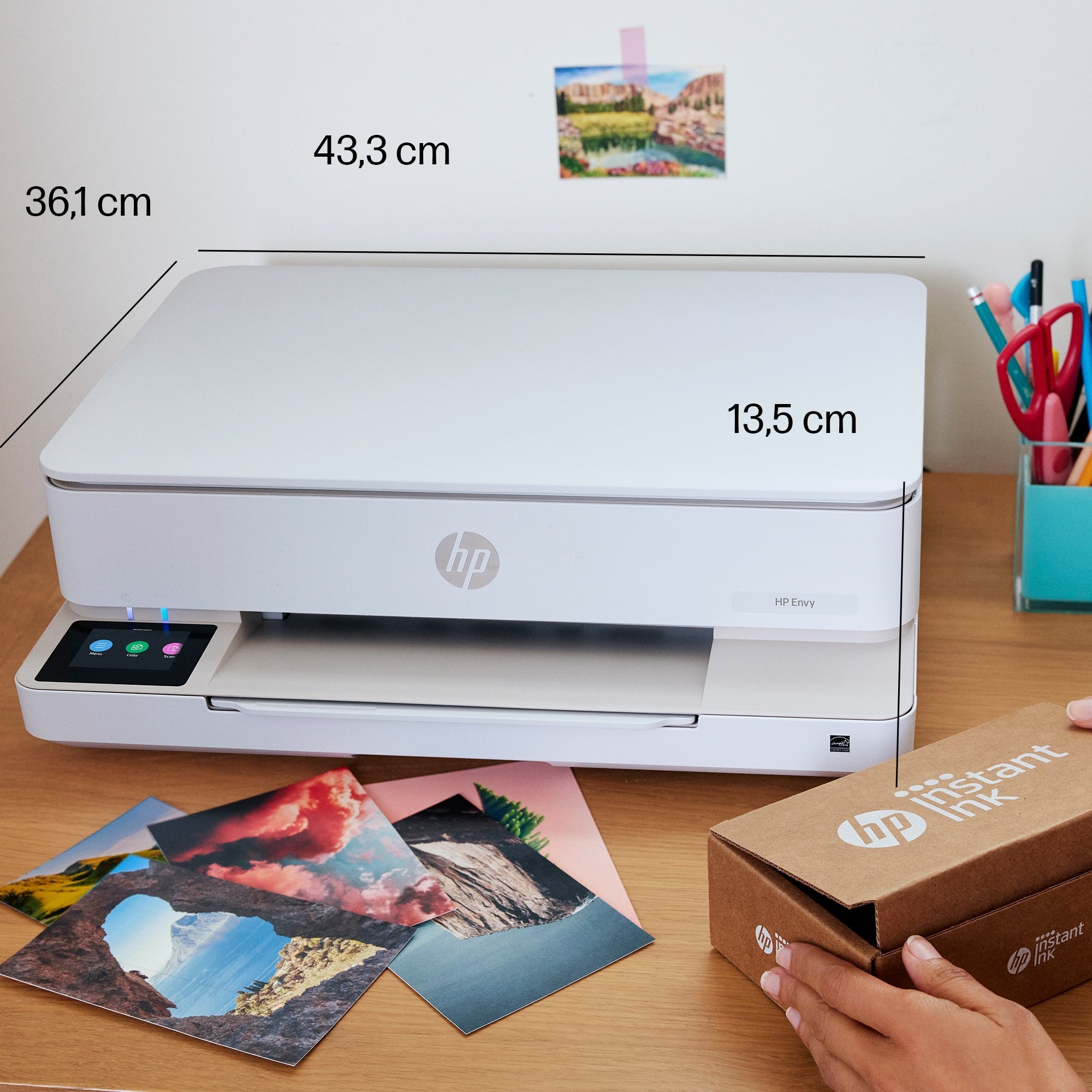 Printer multifunksional HP ENVY 6122e All in One, inkjet, Wi Fi, i bardhë