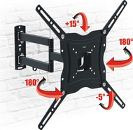 Mbajtëse murale për TV Opticum AX Flexi Maxx, 13"-50", VESA 400x400, e zezë