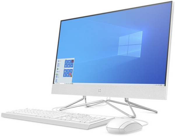 [OUTLET] Kompjuter HP 24-df0001nc, 23.8', Intel Celeron, 8GB RAM, 256GB SSD, Intel UHD Graphics, i bardhë