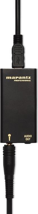 Mikrofon kondensator Marantz Professional M4U, USB, me dalje për kufje, i zi