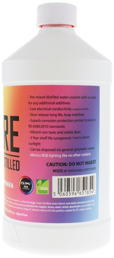 Lëng ftohës PC XSPC PURE Luminara, 1L, premix i distiluar, RGB responsive