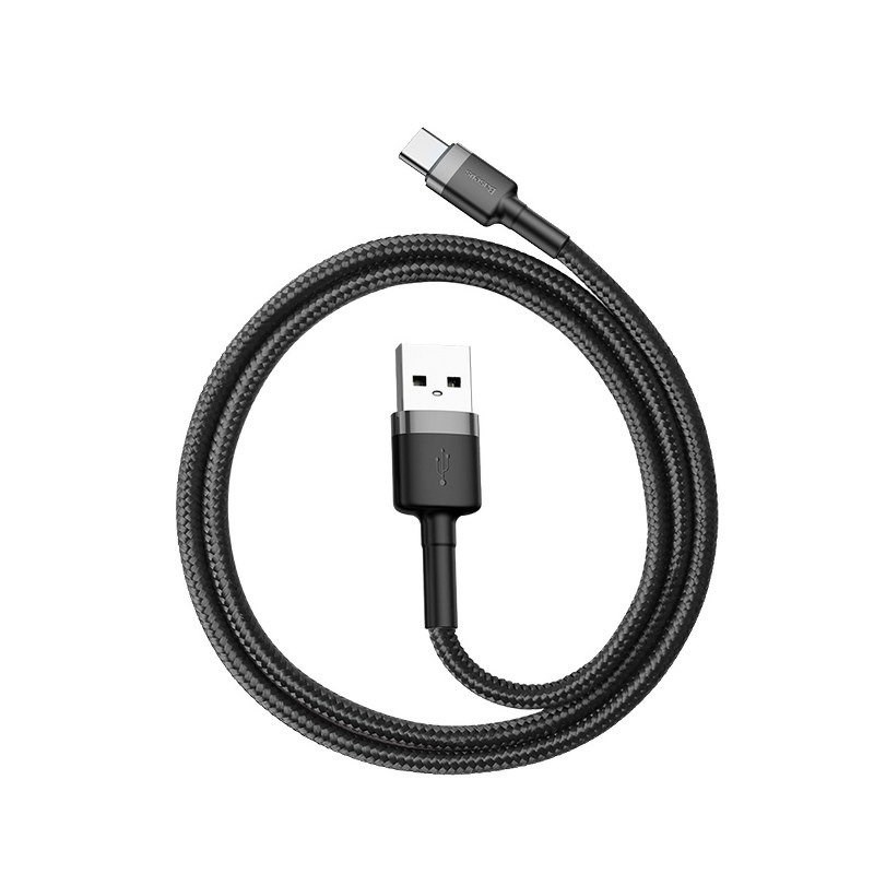 Kabllo Baseus, USB / USB TYPE C, 1 m, e zezë