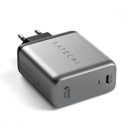 Karikues muri Satechi 100W USB-C PD GaN, i hirtë