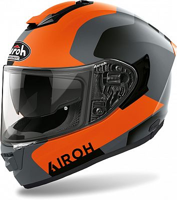 Helmetë moto Airoh ST.501 Dock, madhësia XL, zi portokalli