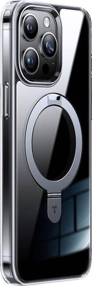 Rast telefoni Torras UPRO Ostand Clear për iPhone 15 Pro, magnetik, me stendë, transparent